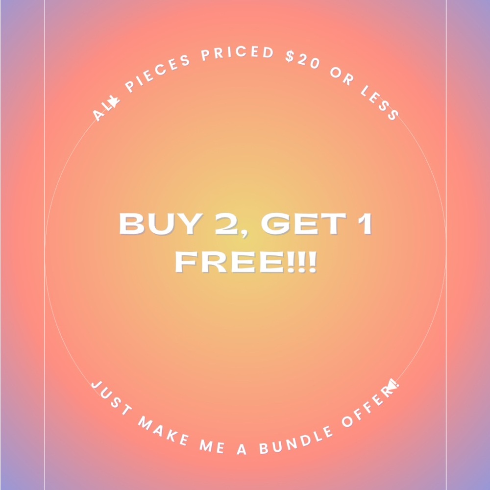 Buy 2 Get 1 Free Offer